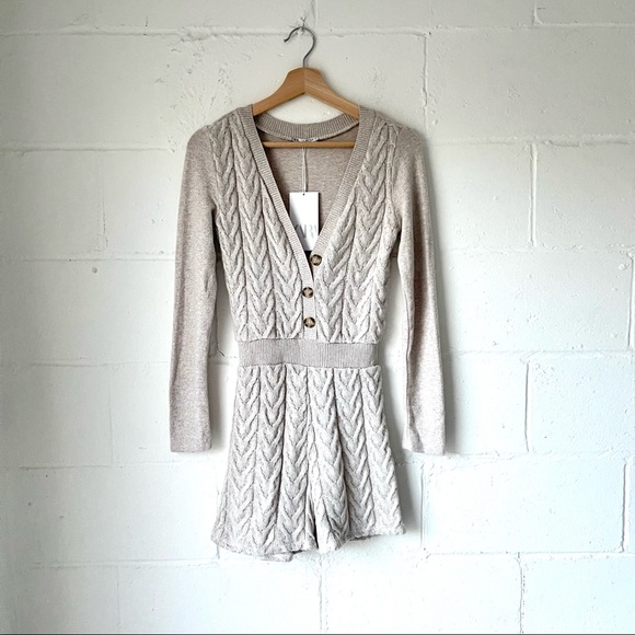 Zara Cable Knit Jumpsuit NWT - Picture 12 of 15
